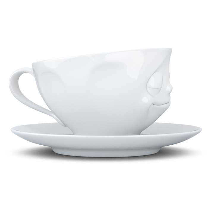 Чайная пара happy, 200 мл, белая Tassen T01.43.01