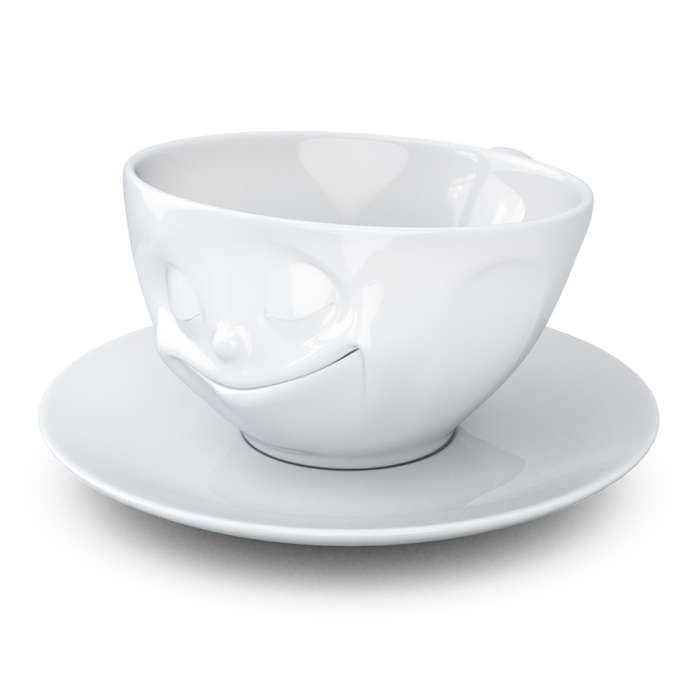 Чайная пара happy, 200 мл, белая Tassen T01.43.01