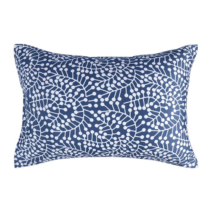 Комплект постельного белья темно-синего цвета с принтом Спелая смородина из коллекции scandinavian touch, 200х220 см Tkano TK23-DC0020