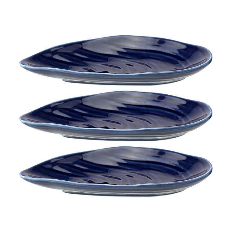 Набор для сервировки oyster shell синего цвета из коллекции sea treasures Tkano TK25-TW_SRV0003