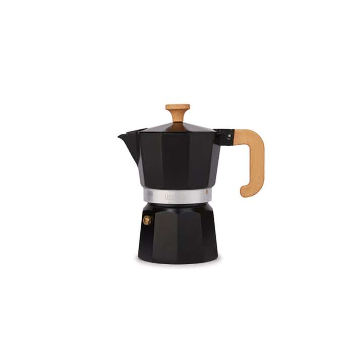 Кофеварка гейзерная La Cafetière Venice для приготовления эспрессо на 3 чашки 150 мл Kitchen Craft LCVEN3CPBLKW