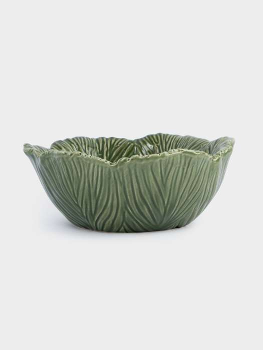 Салатник, 19х7 см, 550 мл, керамика, зеленый, Шишки на еловой ветке,Fir branch ANNA LAFARG  ANLAF-DDC-310124-11
