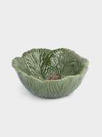 Салатник, 19х7 см, 550 мл, керамика, зеленый, Шишки на еловой ветке,Fir branch ANNA LAFARG  ANLAF-DDC-310124-11