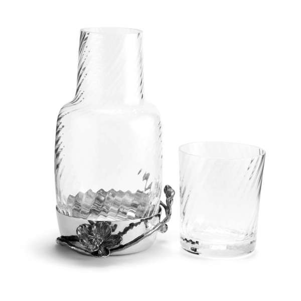Набор из графина и стакана Michael Aram Черная орхидея 600мл