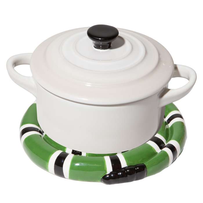 Подставка под горячее snake, зеленая DOIY DYTRVSNGR