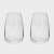 Стакан, 680 мл, 2 шт, стекло, Melody ANNA LAFARG ANLAF-JZAZ005G