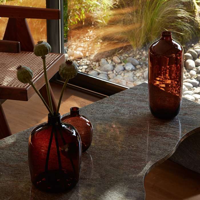 Ваза vessel, 27 см, коричневая LSA International G1653-27-866