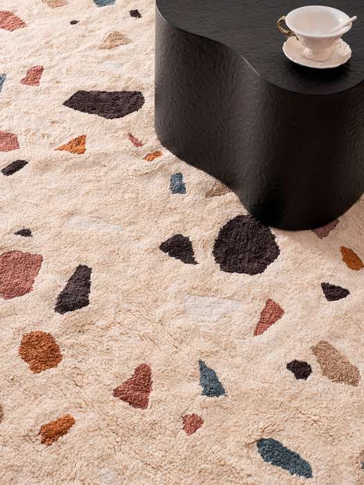 Ковер из хлопка terrazzo poetry из коллекции ethnic Tkano TK25-DR0048