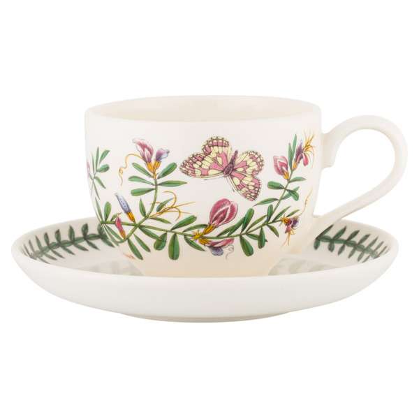 Чашка чайная с блюдцем Portmeirion Ботанический сад Горошек 280 мл