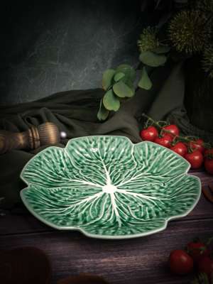 Тарелка d 26,5 см h 3 см, Cabbage CASA DI FORTUNA CDF CB01