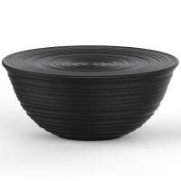 Миска с крышкой tierra, D30 см, черная Guzzini 175056209