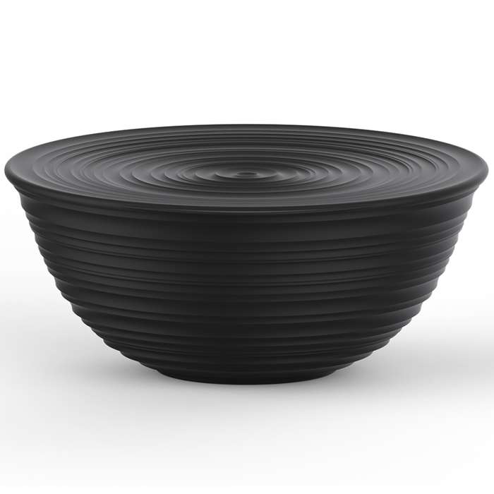 Миска с крышкой tierra, D30 см, черная Guzzini 175056209