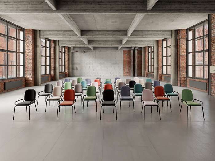 Стул ror, 2 frame, велюр, черный/бежевый LATITUDE RORCH2FRBKVLRBG