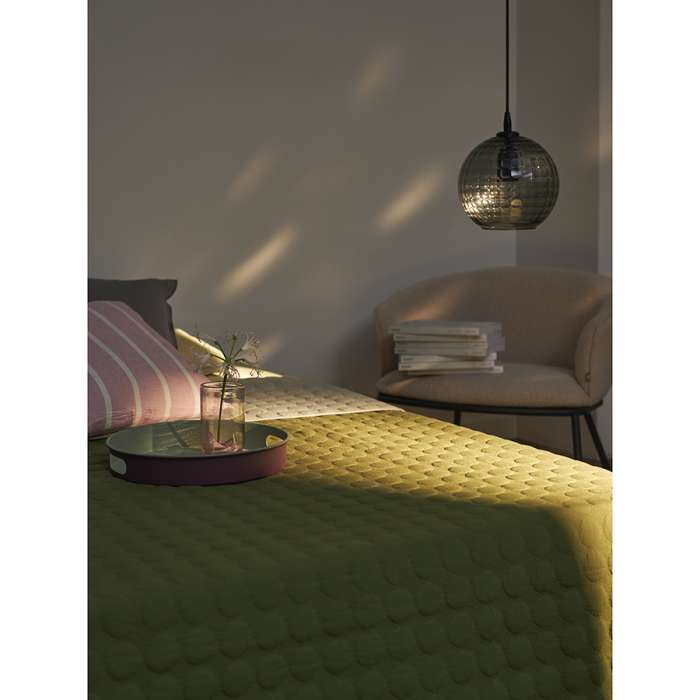 Покрывало стеганое solid dots оливкового цвета из коллекции essential, 230х250 см Tkano TK23-BS0016