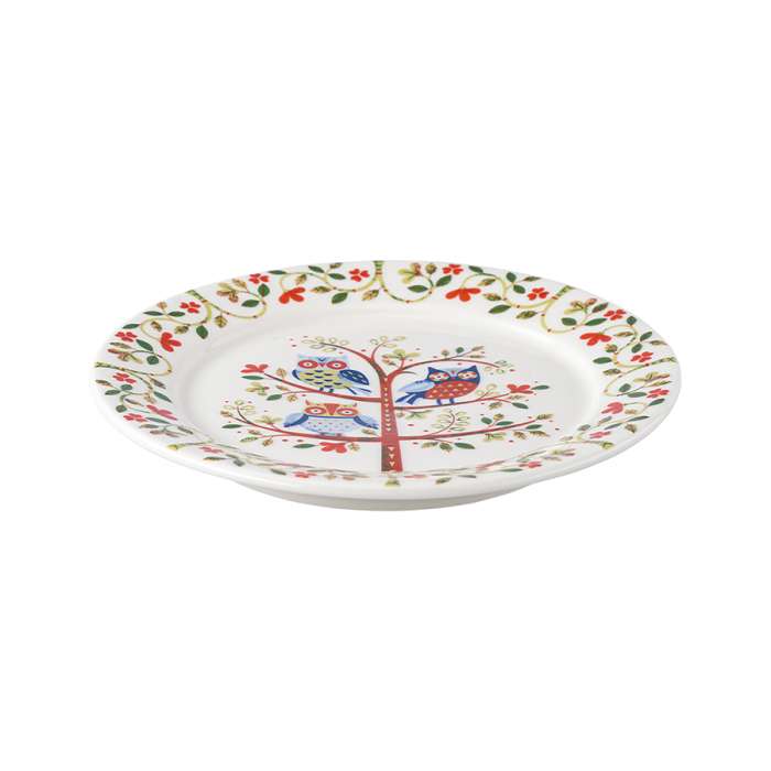 Набор тарелок owl из коллекции birds of paradise в подарочной упаковке, D18 см, 2 шт. Liberty Jones LJ0000297
