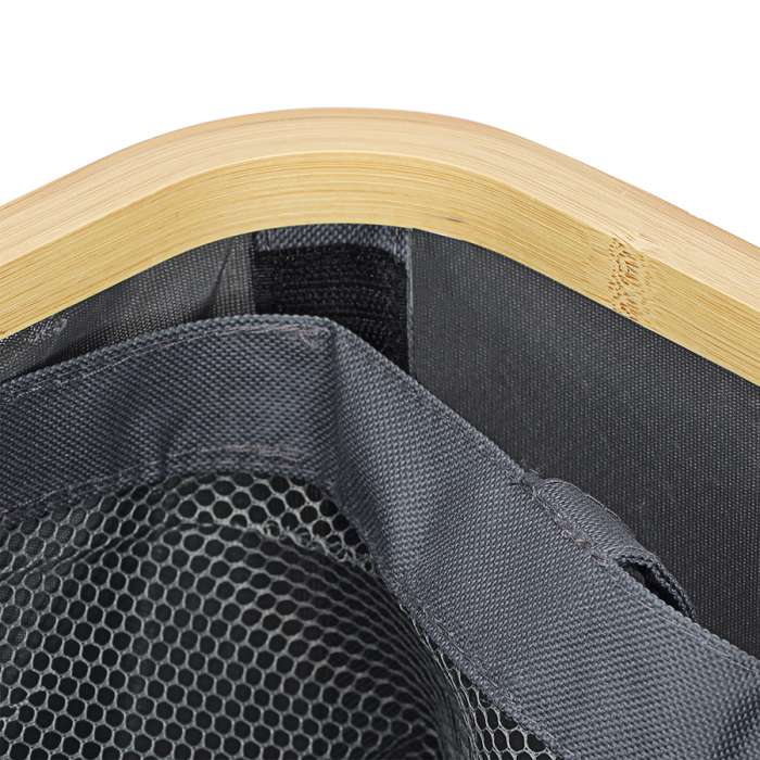 Корзина для белья neat tall, 41х35х74 см, серая Smart Solutions SS0000149