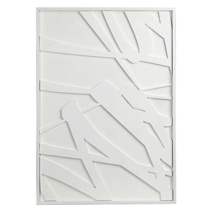 Панно декоративное с эффектом 3d minimalism, с белой рамой, 70х100 см Bergenson Bjorn BB0000841