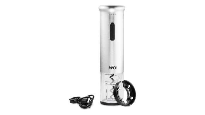 Штопор электрический WO HOME Loft, 19 см, зарядка USB, п/к WO1115