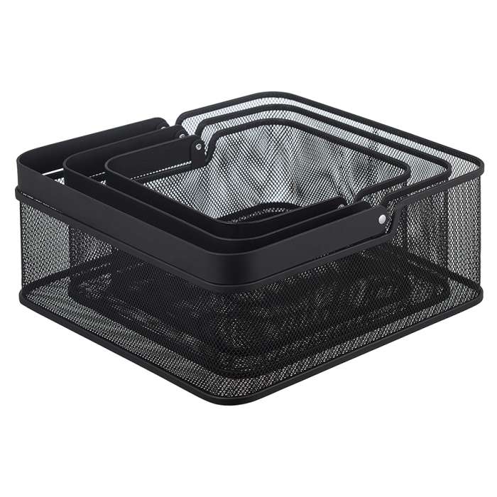 Корзина для хранения ferrant, 20х20х11,5 см, черная Bergenson Bjorn BB000079
