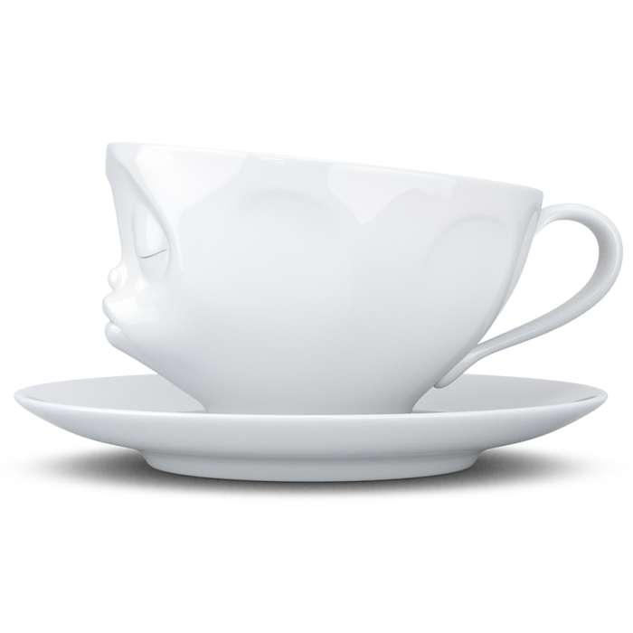 Чайная пара kissing, 200 мл, белая Tassen T01.42.01