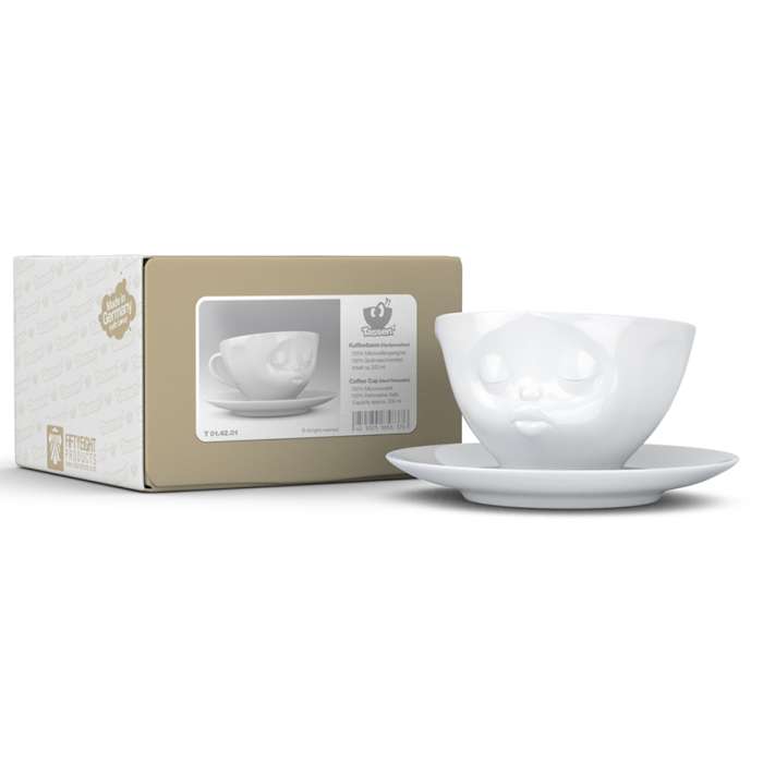 Чайная пара kissing, 200 мл, белая Tassen T01.42.01