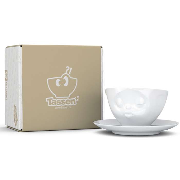 Чайная пара kissing, 200 мл, белая Tassen T01.42.01