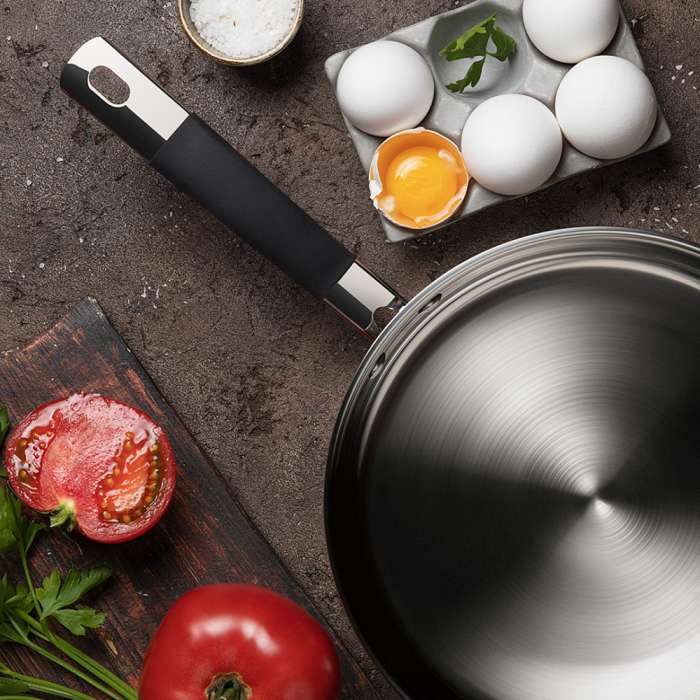 Сковорода со стеклянной крышкой (24 см) OLINA