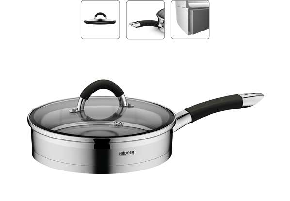 Сковорода со стеклянной крышкой (24 см) OLINA