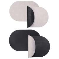 Набор из 4-х двухсторонних сервировочных салфеток pool, 30х45 см, черный/светло-серый Liberty Jones LJ0000425