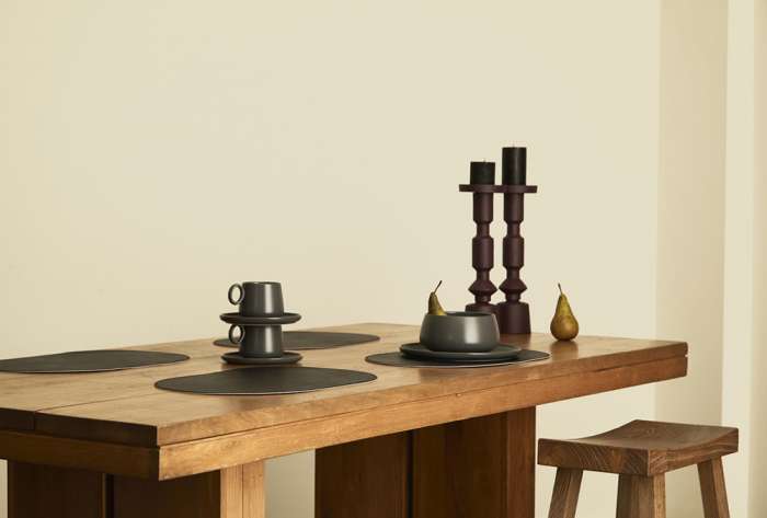 Набор из 4-х двухсторонних сервировочных салфеток pool, 30х45 см, черный/светло-серый Liberty Jones LJ0000425