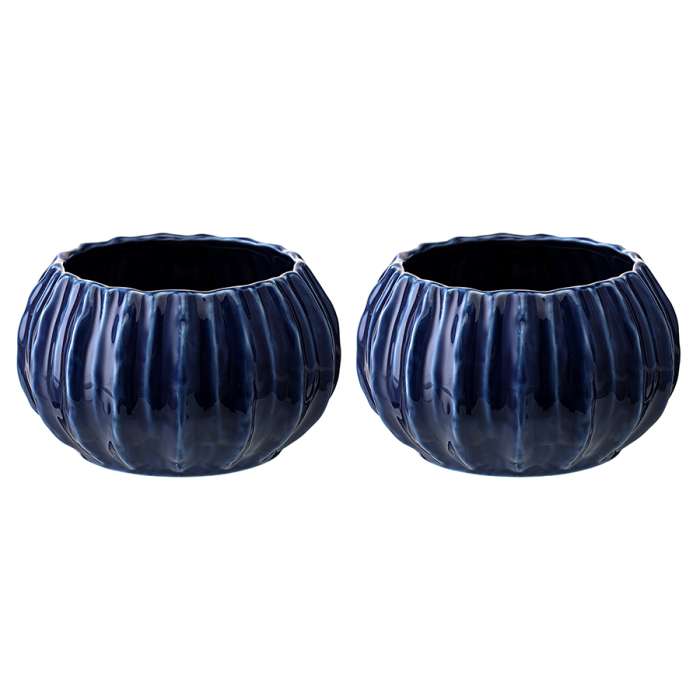 Набор из 2 салатников actinia синего цвета из коллекции sea treasures Tkano TK25-TW_BW0001