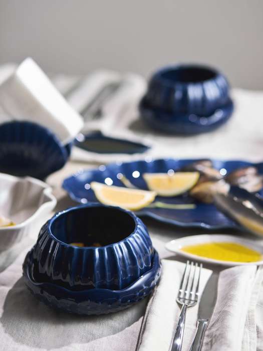 Набор из 2 салатников actinia синего цвета из коллекции sea treasures Tkano TK25-TW_BW0001