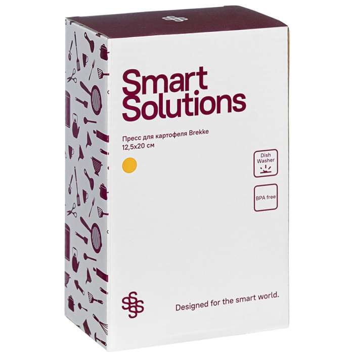 Пресс для картофеля brekke, 12,5х19,5 см Smart Solutions SS-PP-PP-12.5-20