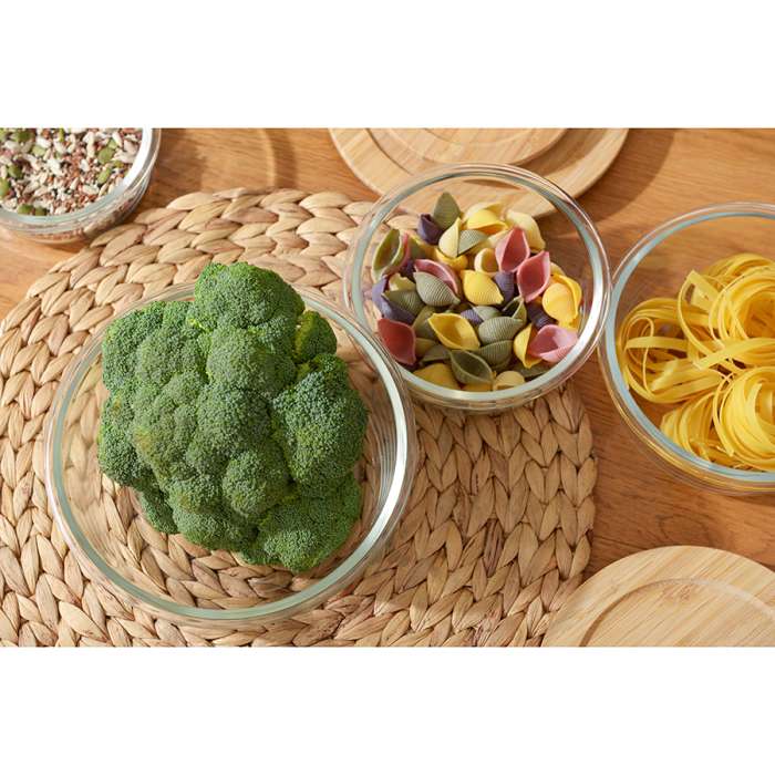 Контейнер для запекания и хранения eco store с крышкой из бамбука, 400 мл Smart Solutions LBA400RD