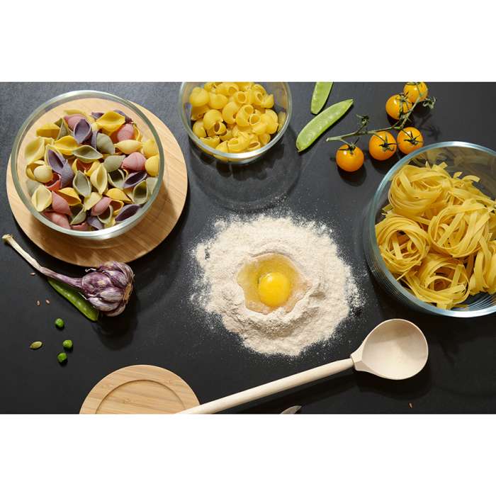 Контейнер для запекания и хранения eco store с крышкой из бамбука, 400 мл Smart Solutions LBA400RD