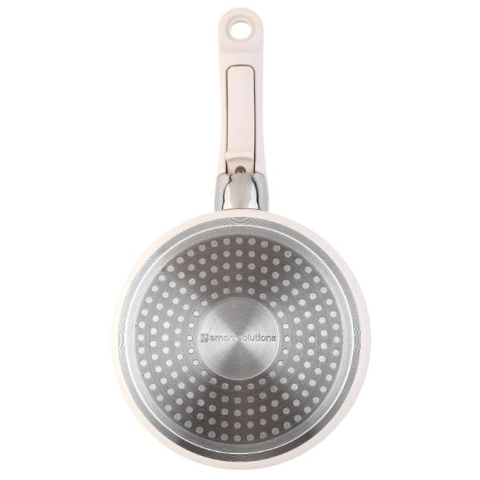 Набор посуды для приготовления со съемной ручкой smart ceramic, 7 предметов, цвета топленого молока Smart Solutions SS0000323