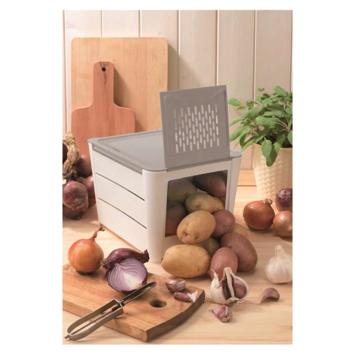 Контейнер для хранения картофеля и овощей до 3 кг SNIPS 25,5х20х17,5 см, серый