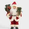 Изделие декоративное, 25 см, мягкое, пластик/полиэстер, Санта с мешком и подарком, New year ANNA LAFARG ANLAF-KH2405