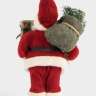 Изделие декоративное, 25 см, мягкое, пластик/полиэстер, Санта с мешком и подарком, New year ANNA LAFARG ANLAF-KH2405