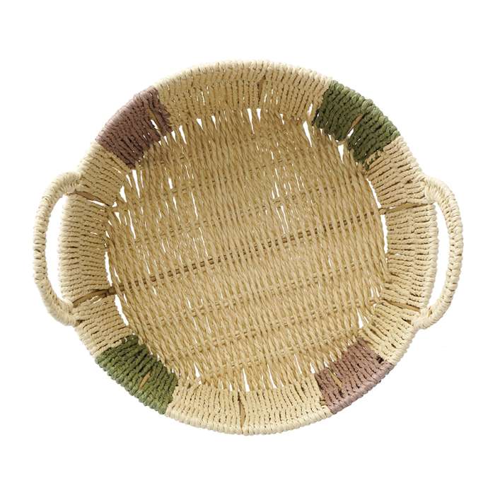 Корзина плетеная круглая bodhran nature из коллекции ethnic, размер l Tkano TK24-ST_BA0022