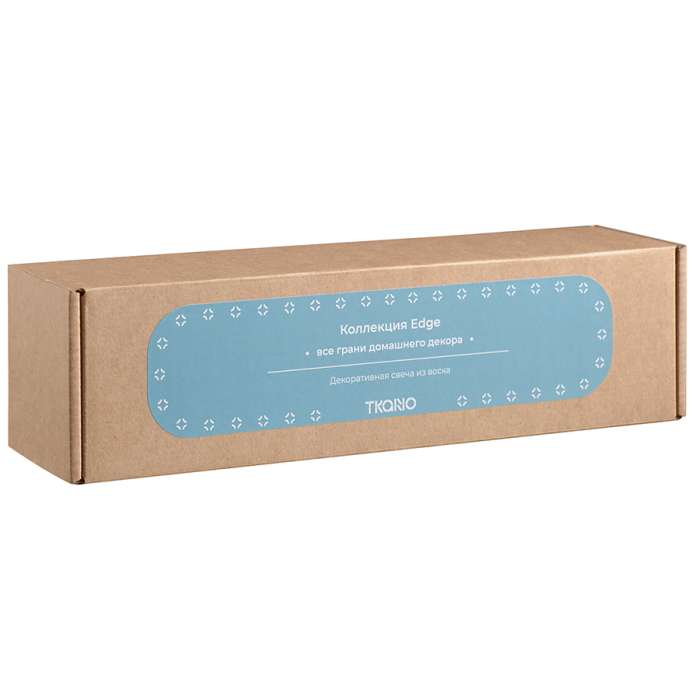Свеча декоративная бирюзового цвета из коллекции Edge, 25,5 см TKANO TK22-CND0018