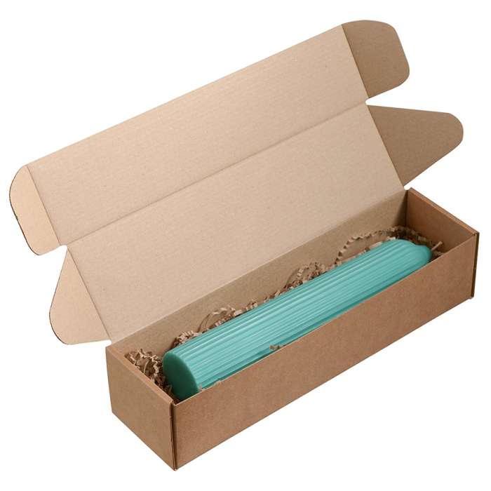 Свеча декоративная бирюзового цвета из коллекции Edge, 25,5 см TKANO TK22-CND0018