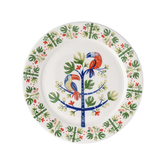 Набор тарелок toucan из коллекции birds of paradise в подарочной упаковке, D18 см, 2 шт. Liberty Jones LJ0000299