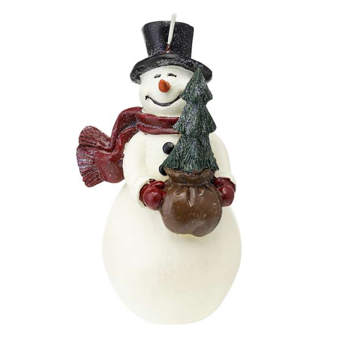 Свеча декоративная festive snowman из коллекции new year essential, 15 см Tkano TK24-NY_CND0009