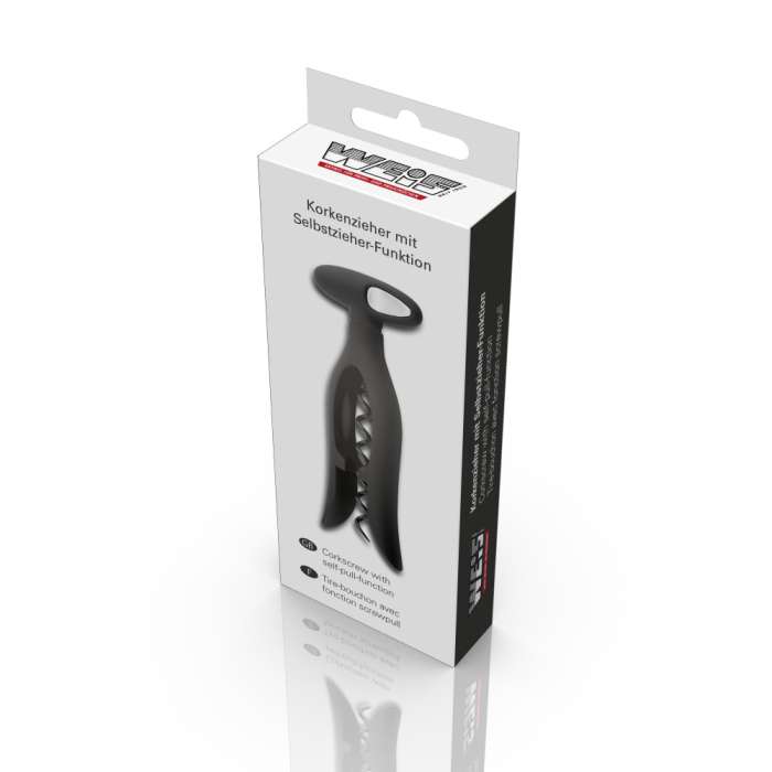 Штопор винтовой самовытяжной Weis 15 см, сталь нержавеющая, пластик, тефлоновое покрытие W-16851