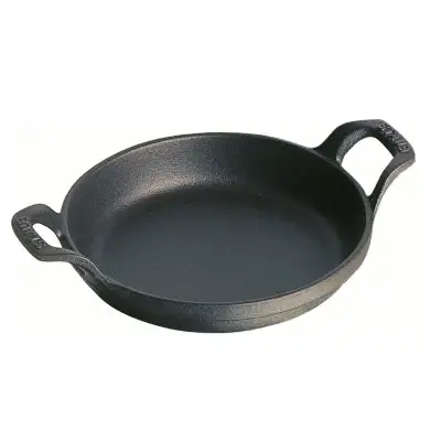 Сковорода круглая, 20 см, с двумя ручками, черная STAUB 1302023