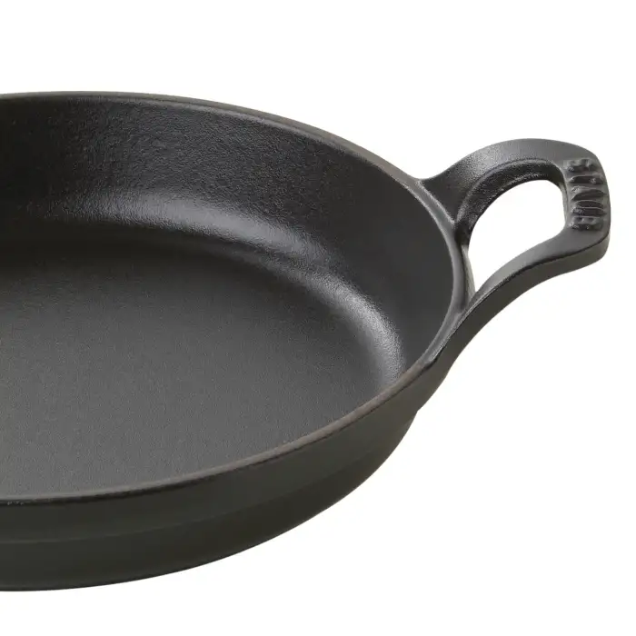 Сковорода круглая, 20 см, с двумя ручками, черная STAUB 1302023
