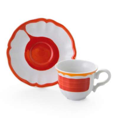 Fade Сервиз кофейный  Servizio Caffe Giotto, чашки с блюдцами, 100 мл, 6 персон Fade 51104