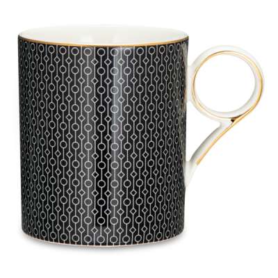 Кружка Mix&amp;Match Home Вола 350 мл, фарфор, черная