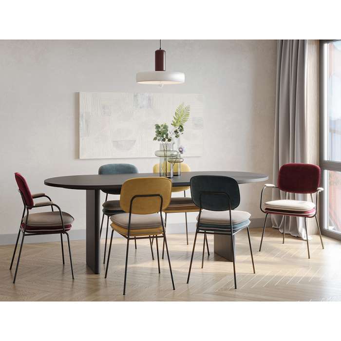 Стул pea, велюр, сине-зеленый/бежевый Bergenson Bjorn BB0000614